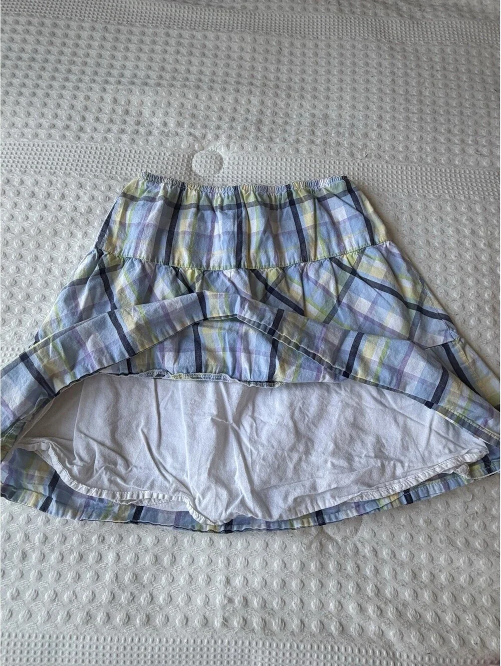 Cherokee Purple Plaid Skirt Size 5T School Beach Travel